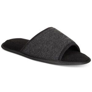 MS9 Gold Toe Black Memory Foam Open-Toe Slippers